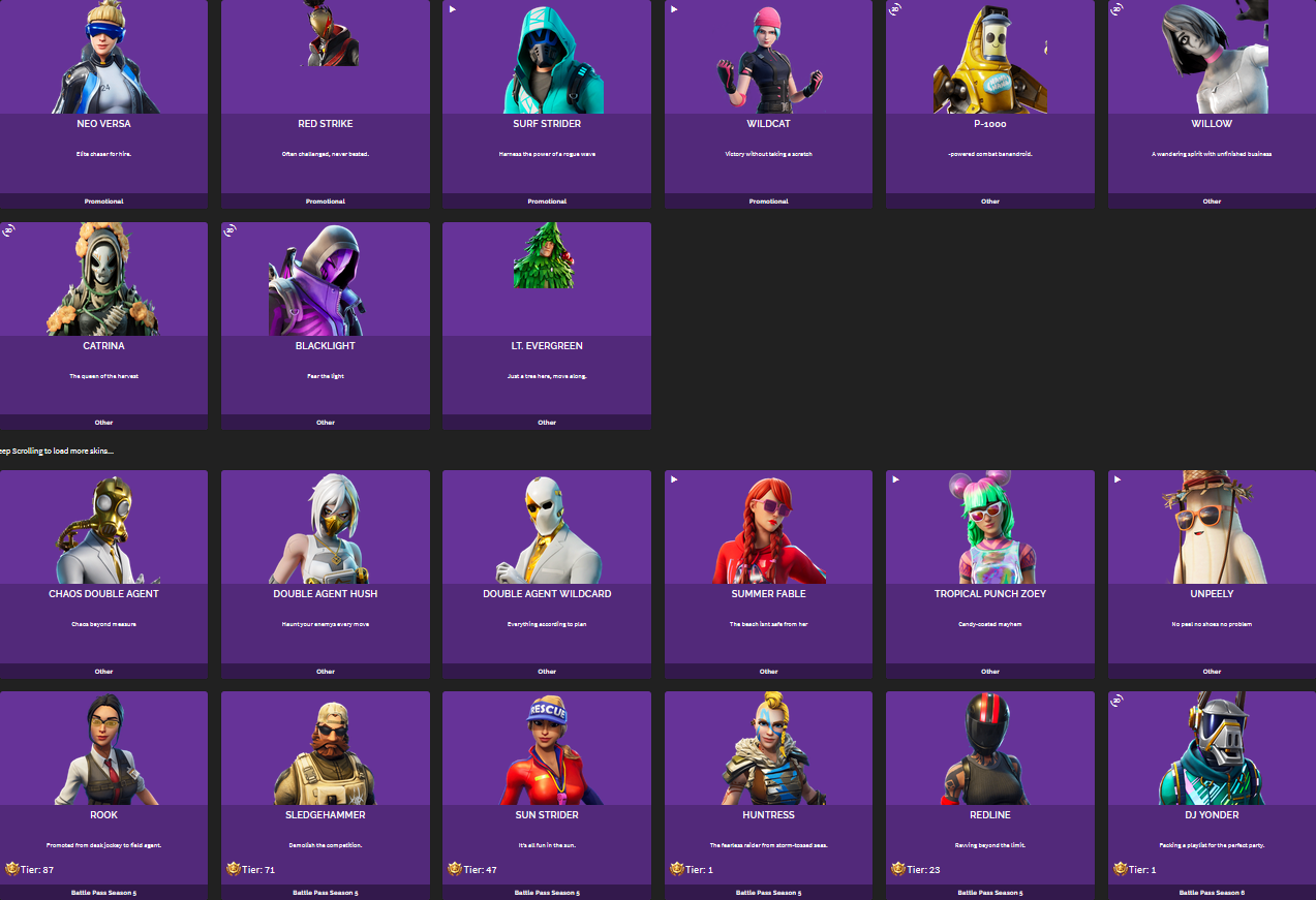 Tous les skins Fortnite - Breakflip